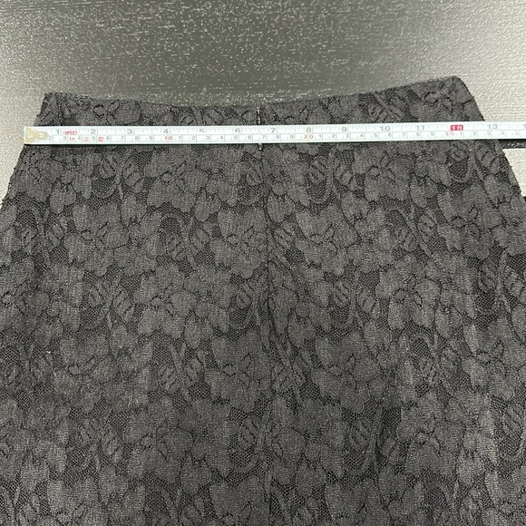 Express Black Lace Lined Mini Skirt - 00 - Picture 3 of 6